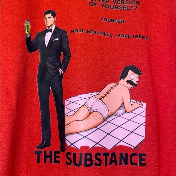 NWT!!  BOB BELCHER- ARCHER- THE SUBSTANCE parody tshirt - Picture 4 of 8